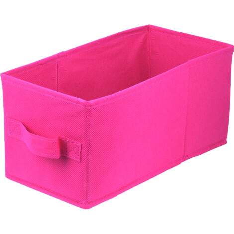 Storage Box  faltbare Aufbewahrung Boxen 15 x 31 x 15 cm  dunkelpink  1 stück