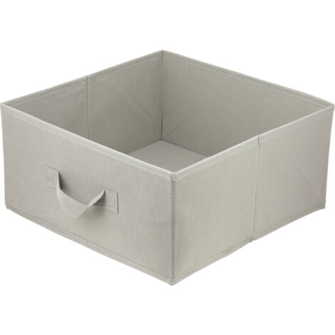Storage Box  faltbare Aufbewahrung Boxen 31 x 31 x 15 cm  Hellbraun  1 stück