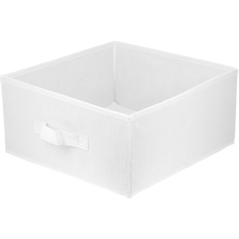 Storage Box  faltbare Aufbewahrung Boxen 31 x 31 x 15 cm  Weiss  1 stück