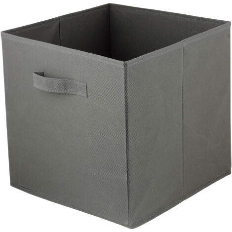Storage Box  faltbare Aufbewahrung Boxen 31 x 31 x 31 cm  dunkelgrau  1 stück