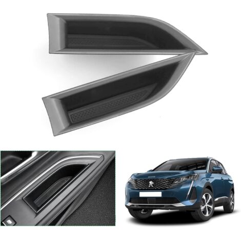 Storage box for door handle and armrest Peugeot 3008/5008 GT Line (2016-2023-2024), door loop organizer tray, Peugeot 3008 accessories [Front door, 2 pieces]