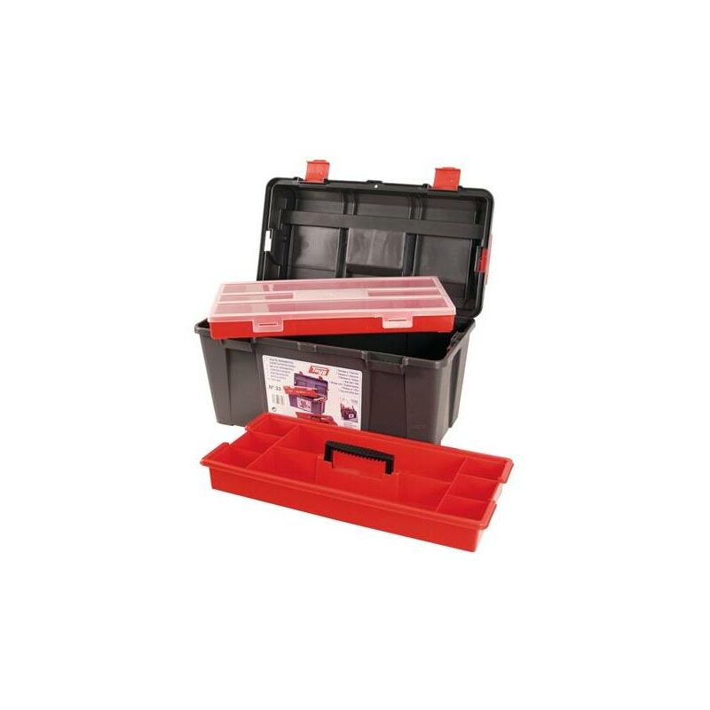 Image of Industrias Tayg - Toolbox - 480 x 258 x 255 mm - with Tray and Box - 31,5 l