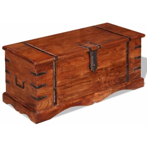 Storage Chest Solid Wood vidaXL