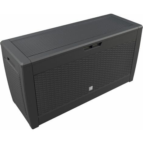 main image of "Garden Storage Box Utility Chest Cushion Shed Plastic Large Outdoor Garden Trunk"