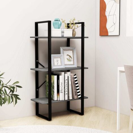 Storage Shelf Grey 60x30x105 cm Solid Pine Wood vidaXL