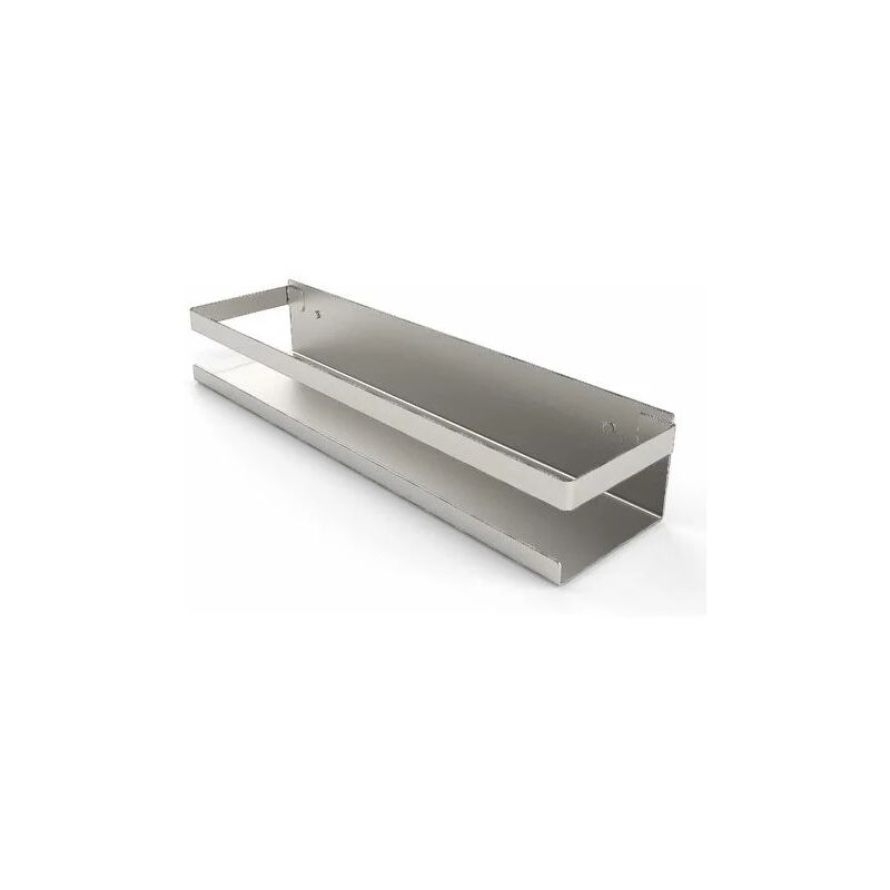 Storage shelf, shower shelf, without drilling, bathroom shelf stainless steel, self-adhesive, brushed 30 cm 1 piece