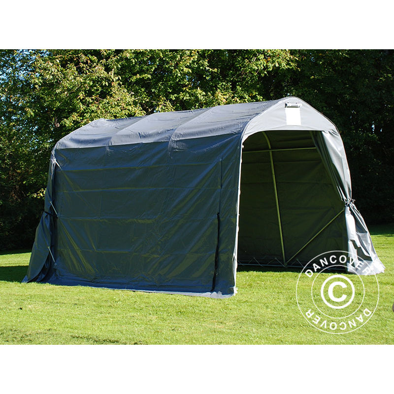 Dancover - Storage tent Portable garage pro 2.4x3.6x2.34 m pvc, Grey - Grey