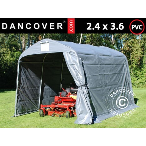 DANCOVER Storage tent Portable garage PRO 2.4x3.6x2.34 m PVC, Grey