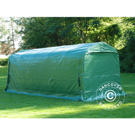 main image of "Storage tent Portable garage PRO 2.4x6x2.34 m PVC, Green"
