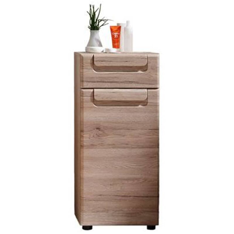Storage Floor Cabinet Malea San Remo Oak Trendteam - Brown