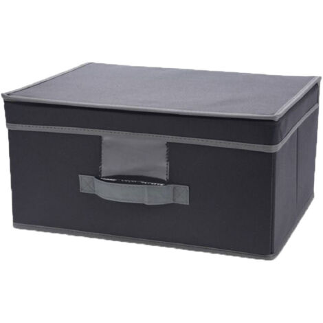 STORAGESOLUTIONS R CIPIENTE TESSILE PIEGHEVOLE CON COPERTURA, PER LETTO, 31X28 CM NO BRAND CP8500310