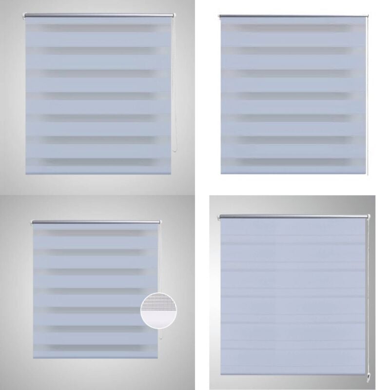 Vidaxl - Store 40 x 100 cm Blanc - Store à Rouleau - Rideau Intérieur - Décoration Intérieure - Filtre Lumière - Stores Modernes - Home & Living