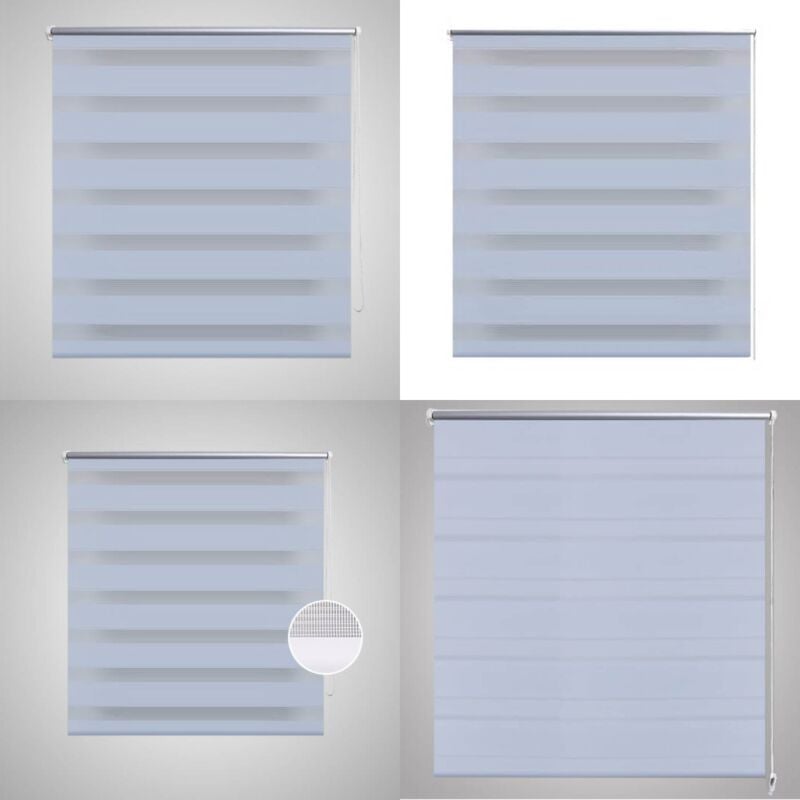 Vidaxl - Store 50 x 10 cm Blanc - Store Vénitien - Store Enrouleur - Décoration Intérieure - Rideau Occultant - Filtre Lumière - Home & Living