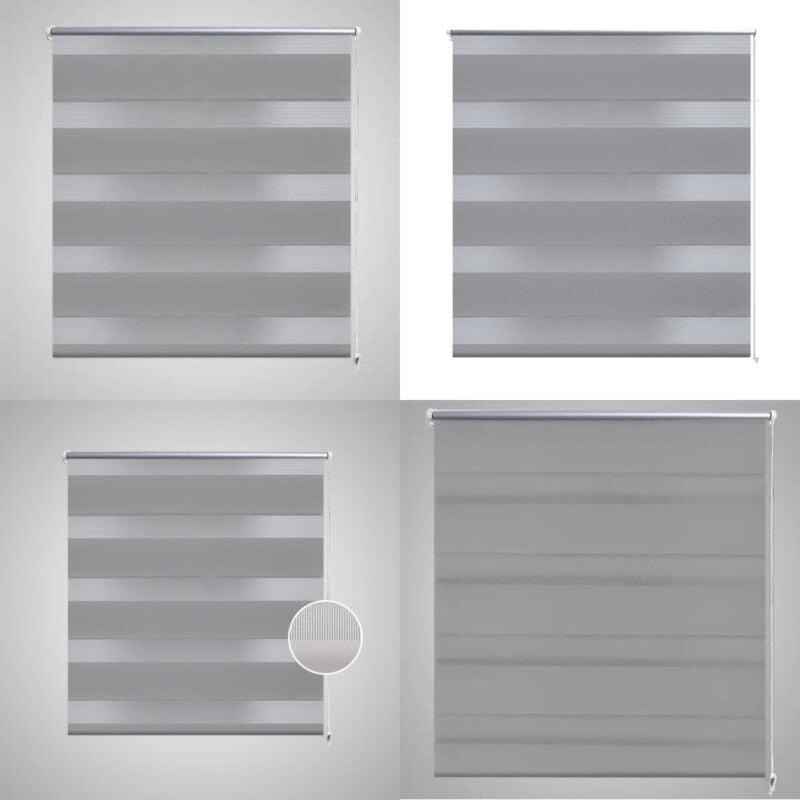 Store 70 x 120 cm Gris - Store À Rouleau - Store Design - Store Intérieur - Rideau Occultant - Filtre Lumière - Home & Living