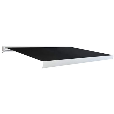 Store à cassette motorisé 350 cm Anthracite vidaXL