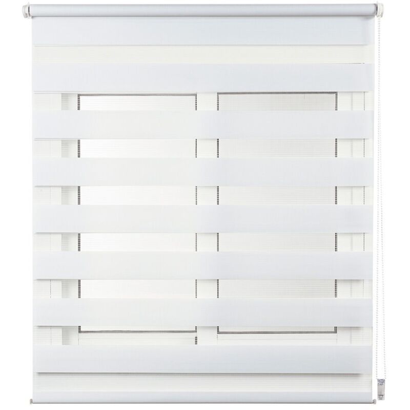 Store Clip&Fix Night& Day Blanc 60x180cm