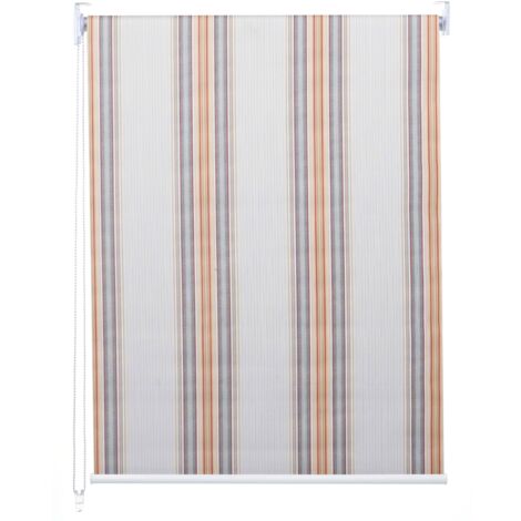 Store à enrouleur pour fenêtres, HWC-D52, avec chaîne, avec perçage, opaque, 90 x 230  gris/marron/