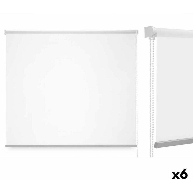 Store a rullo 150 x 180 cm Bianco Stoffa Plastica
