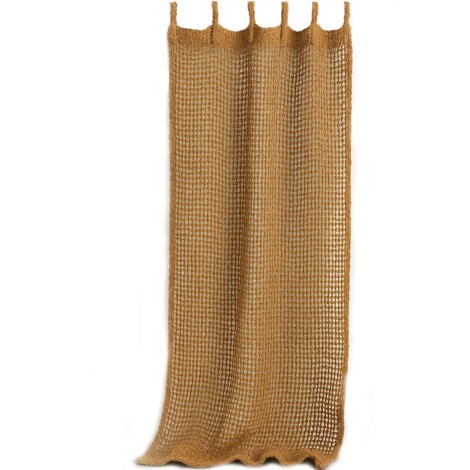 PRIVATEFLOOR Store Banne Auvent Fibre de Coco 2.1x2.0M – 100% Voile d'Ombrage Naturelle Beige