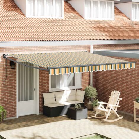 Store banne-Auvent Rétractable Multicolore 400x300 cm