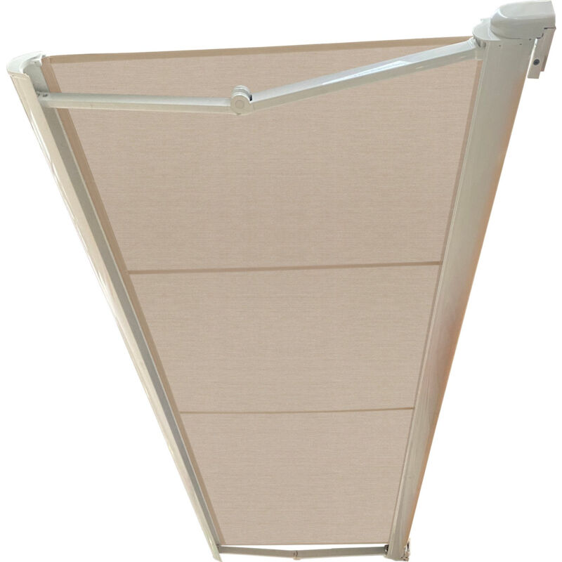 Ici Store - store de terrasse coffre integral ral blanc 5 x 3,5 dickson® lin