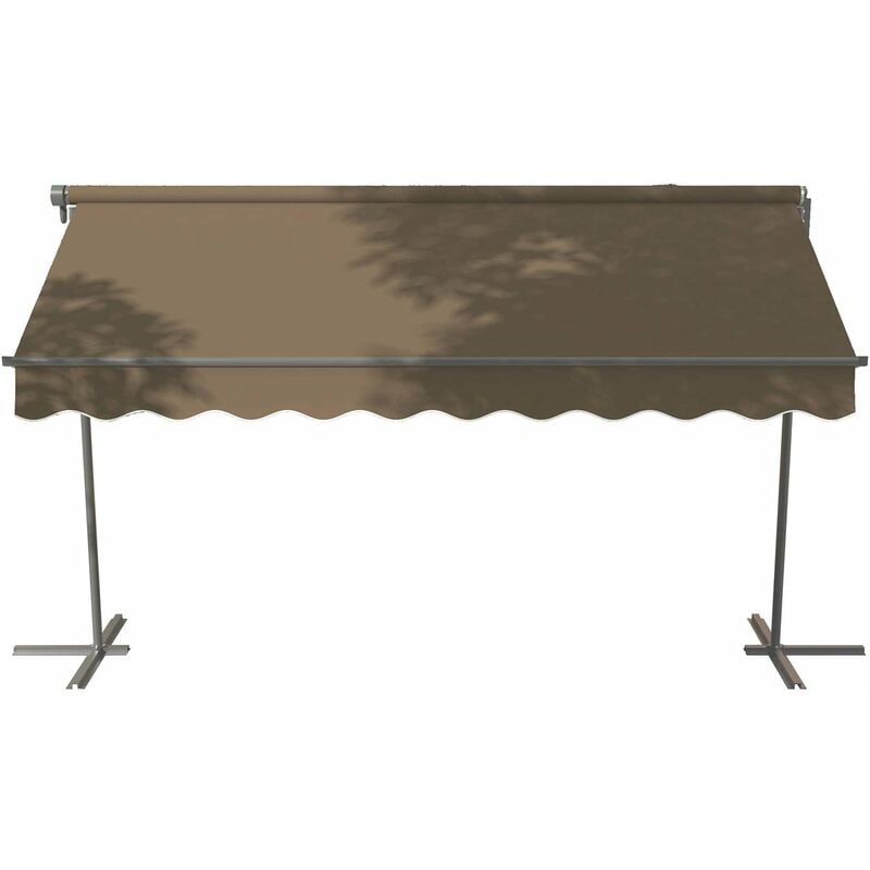  Store  banne double  pente  Sola Taupe 1418 100116