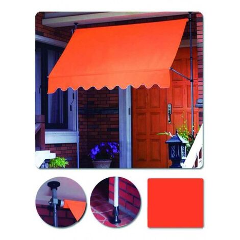 Store banne enroulable autoportant 2,5 x 1,5 m – Tissu polyester 180 g/m² – Antivent classe II EN-13561 – Aluminium Ø 38 mm – Blinky