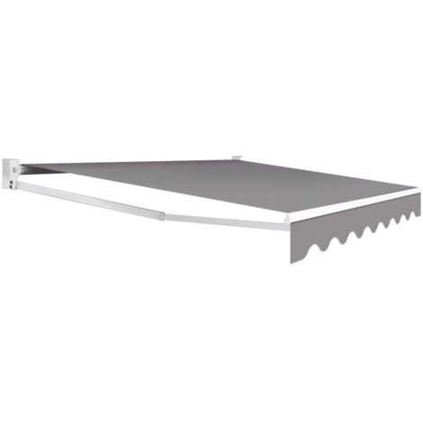 Store banne manuel 2,95 m x 2 m gris anthracite
