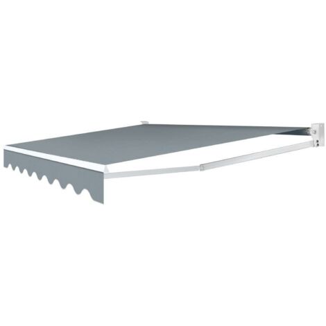 Store banne manuel 3.95 x 3 m rayé - rayé