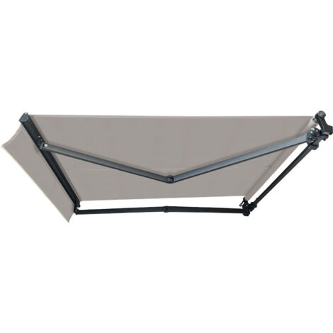 Store Banne Monobloc MOTORISÉ 3,6 X 3 m Anthracite - DICKSON® GRIS