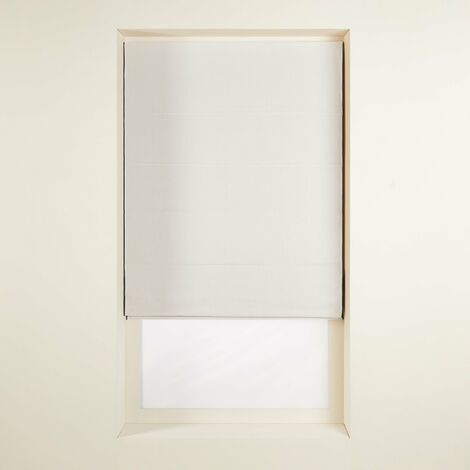 Store bateau occultant 150x220 cm MADURA - Calcaire et bourdon noir - CARLINA