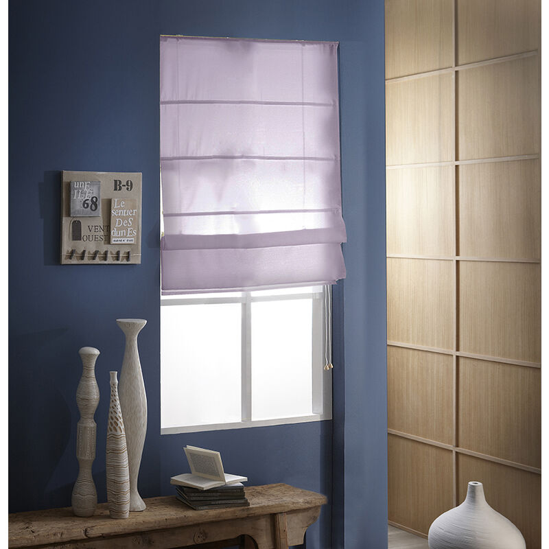 Madecostore - Store Bateau Voile Uni Violet parme 70x180 cm