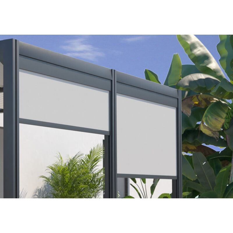 Couleurs Du Monde - Store Brise-Vue Lateral 3M Pour Pergola Bioclimatique Autoportante