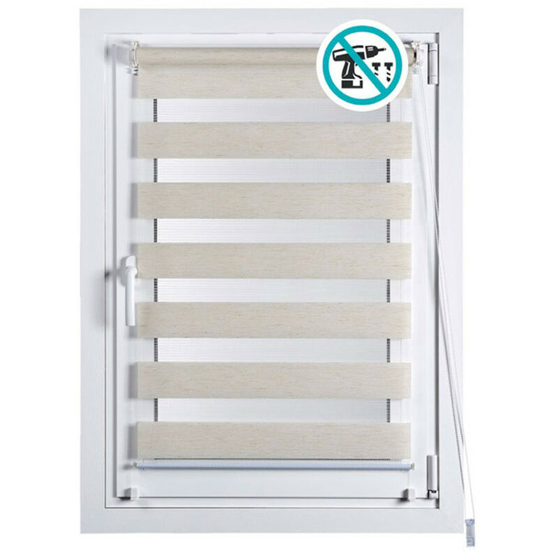 Stor Planet - Store Clip&Fix Night&Day Lin 120X180Cm