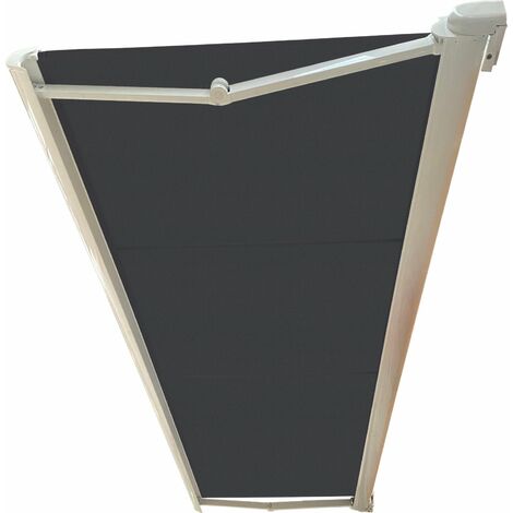 STORE DE TERRASSE COFFRE INTEGRAL MOTORISE 3,4 x 2,5 m BLANC
