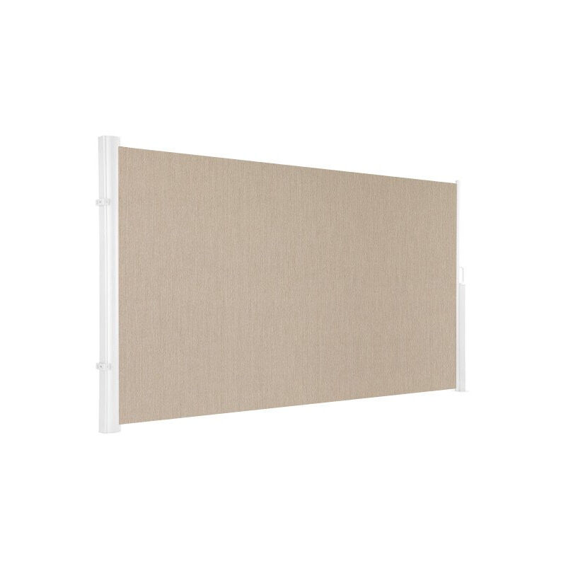 Store de terrasse lateral retractable structure grise 2,5 x 1,6 toile dickson® lin