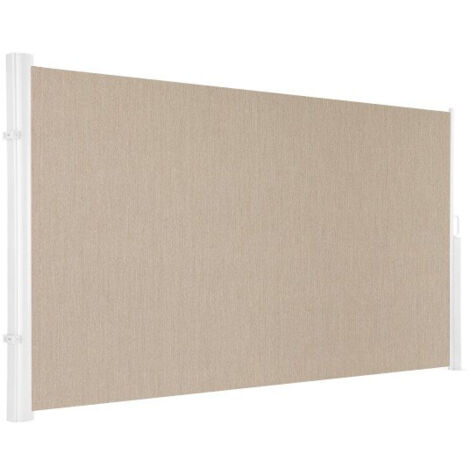 STORE DE TERRASSE LATERAL RETRACTABLE STRUCTURE GRISE 3 X 1,6 TOILE DICKSON® LIN