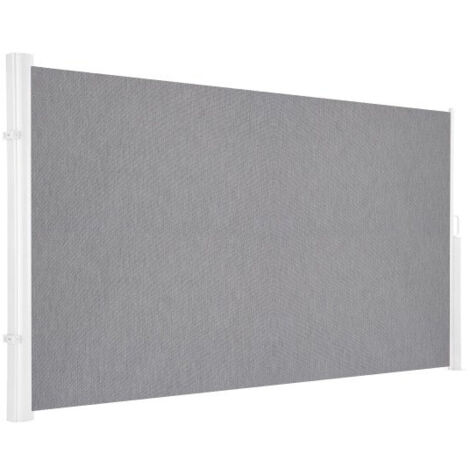 STORE DE TERRASSE LATERAL RETRACTABLE STRUCTURE GRISE 3 X 1,6 TOILE DICKSON® SOURIS