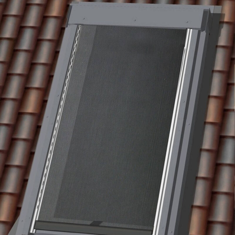 Store de toit extérieur screen noir - Noir - L97 x HS08