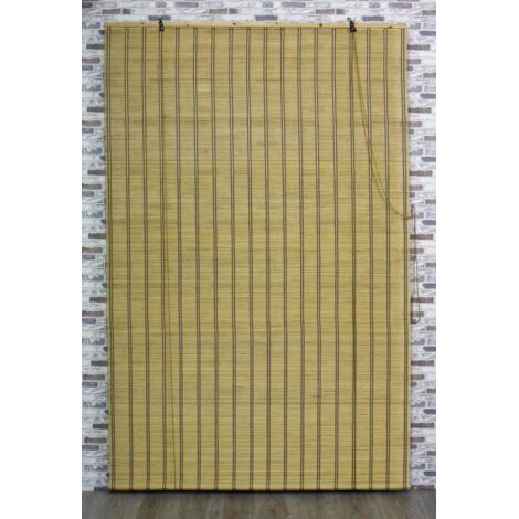 Store en osier rotin abat-jour 80x170 cm pour fenetre de balcon