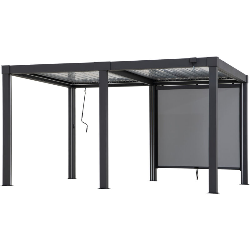 Sunjoy - Store Enroulable pour Multi Pergola Matterhorn - 2 mètres