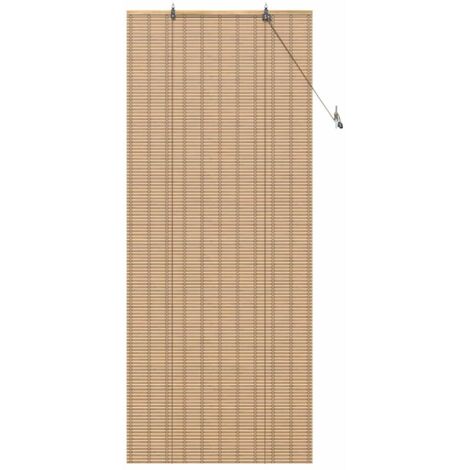 Store enrouleur Autre Marron Clair 90 x 220 cm Bambou CFW1392011