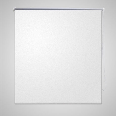 Store enrouleur blanc occultant 100 x 175 cm fenêtre rideau pare-vue volet roulant