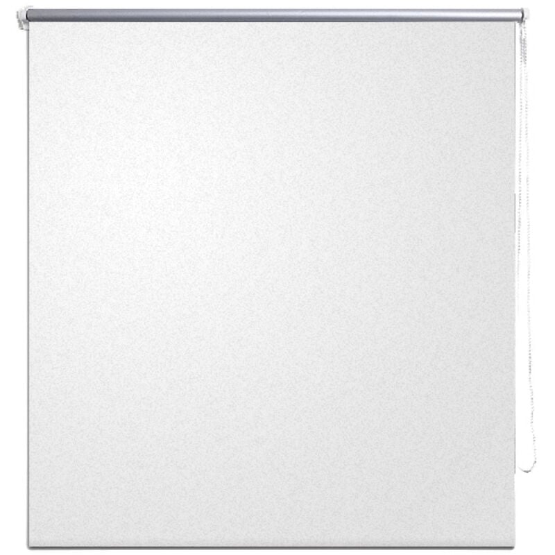 Helloshop26 - Store enrouleur blanc occultant 140 x 175 cm fenêtre rideau pare-vue volet roulant