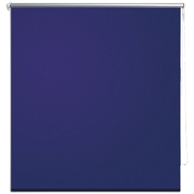 Helloshop26 - Store enrouleur bleu occultant 140 x 230 cm fenêtre rideau pare-vue volet roulant