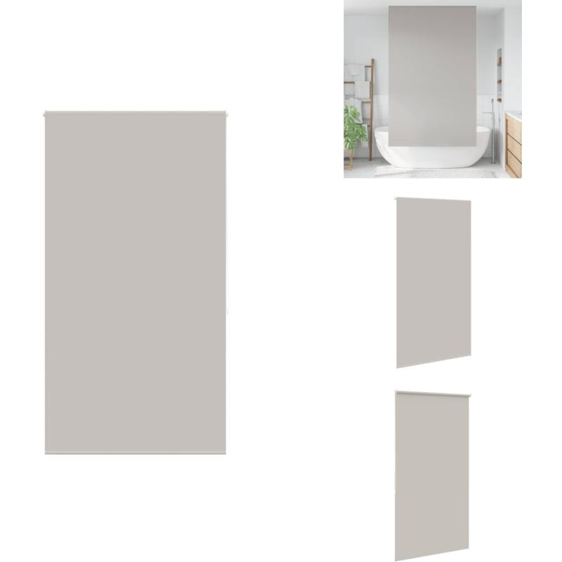 Vidaxl - Store enrouleur de douche 140x240 cm largeur du tissu 136 cm - Store Enrouleur De Douche - Stores Enrouleurs De Douche - Store De Douche