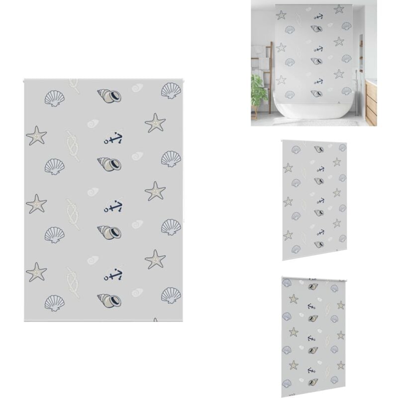 Vidaxl - Store enrouleur de douche 160x240 cm largeur du tissu 156 cm - Store Enrouleur De Douche - Stores Enrouleurs De Douche - Store De Douche