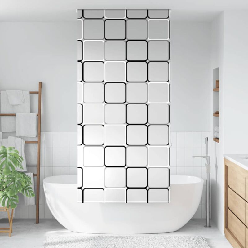 vidaXL Duschrollo 90x240 cm Stoffbreite 86 cm