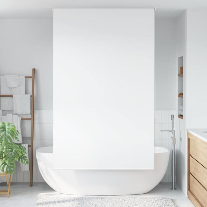 Store enrouleur de douche 120x240 cm largeur du tissu 116 cm Vidaxl