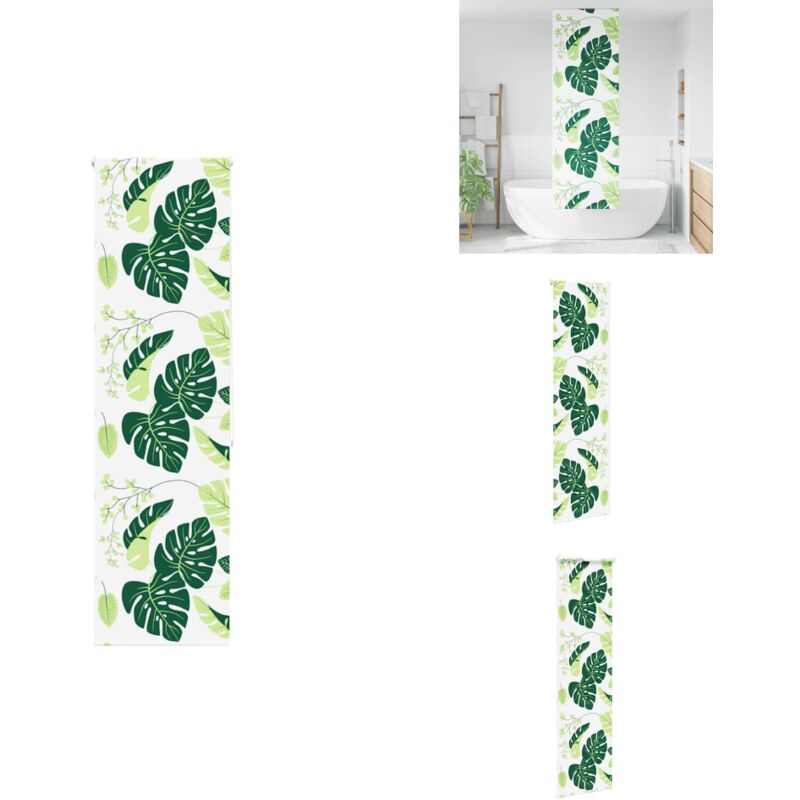 Vidaxl - Store enrouleur de douche 70x240 cm largeur du tissu 66 cm - Store Enrouleur De Douche - Stores Enrouleurs De Douche - Store De Douche